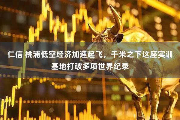 仁信 桃浦低空经济加速起飞，千米之下这座实训基地打破多项世界纪录