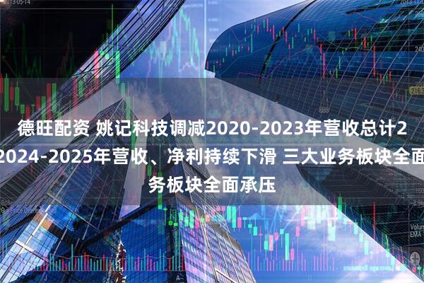 德旺配资 姚记科技调减2020-2023年营收总计21亿 2024-2025年营收、净利持续下滑 三大业务板块全面承压